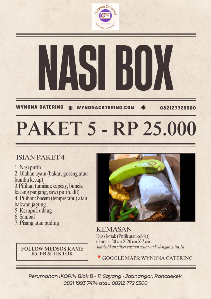 nasi box catering jatinangor, catering rancaekek, catering cileunyi, catering cicalengka, catering tanjungsari