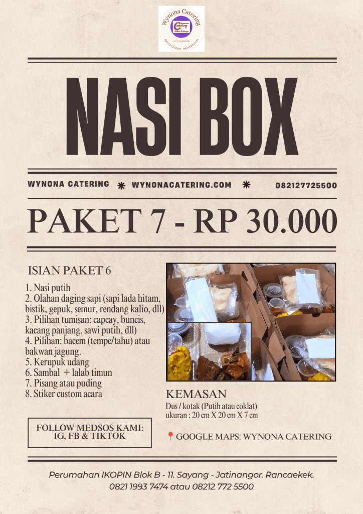 nasi box catering jatinangor, catering rancaekek, catering cileunyi, catering cicalengka, catering tanjungsari